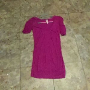 Low v cut dress